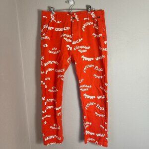 The Hundreds X Stanley Kubrick's A Clockwork Orange Abstract Cargo Pants Sz 34